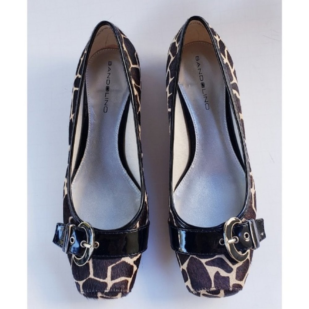 Sold☆ Animal Print Calf Hair Leather Loafer 6 - Picture 2 of 7